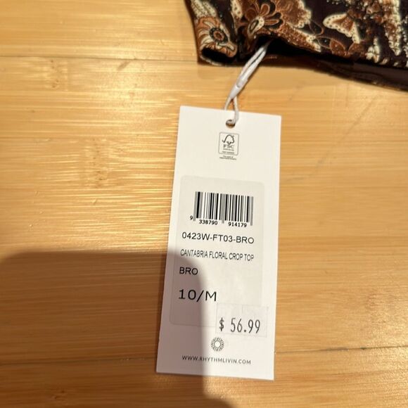 RYTHYM CANTABRIA FLORAL CROP TOP NWT - Picture 7 of 10